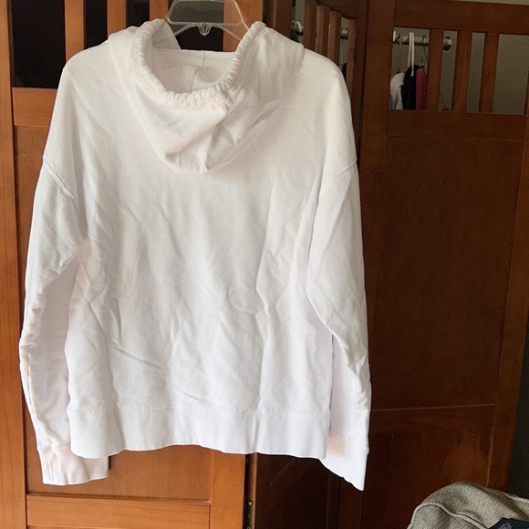 Lucky All Cotton Hoodie Sweatshirt with “Born Lucky” Color Graphic - Picture 2 of 5